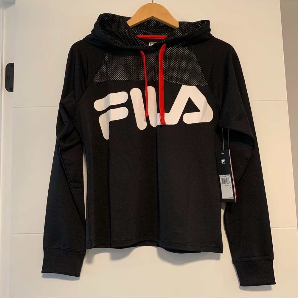 Fila | NWT Black Pullover Hoodie